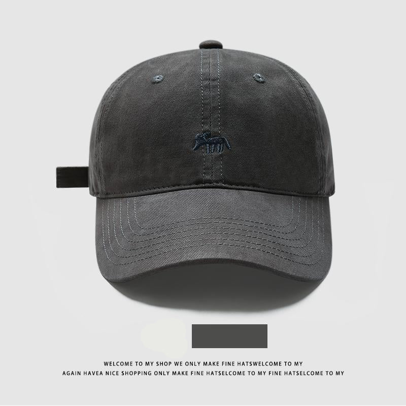 Wholesale Embroidered fox wide brim cap